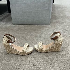 Dolce Vita Tan Woven Wedges